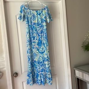 Lilly Pulitzer Dress. Beautiful, light and long. Size XL 12-14